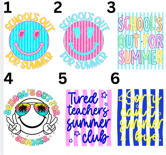 Schools out Neon Comfort Color