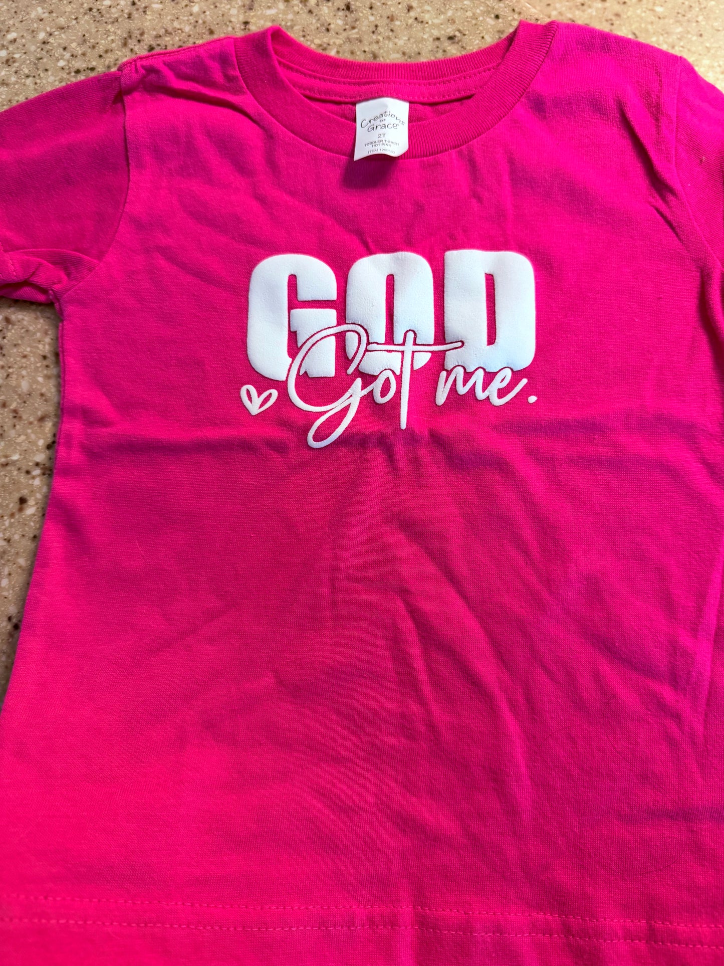 God’s Got Me Puff Print