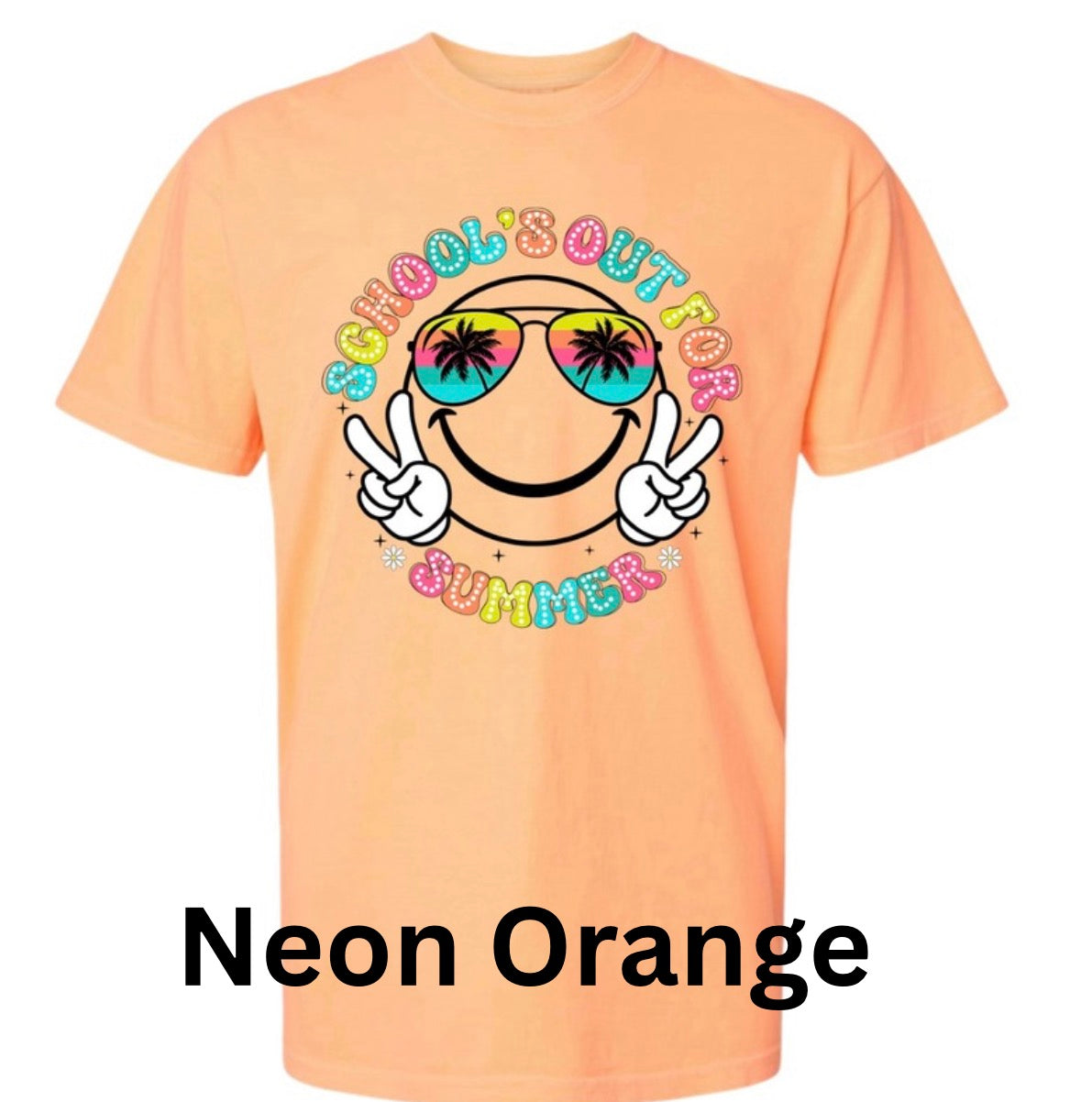 Schools out Neon Comfort Color