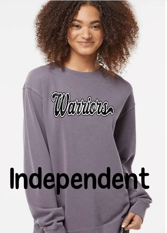 Warriors Distressed Script