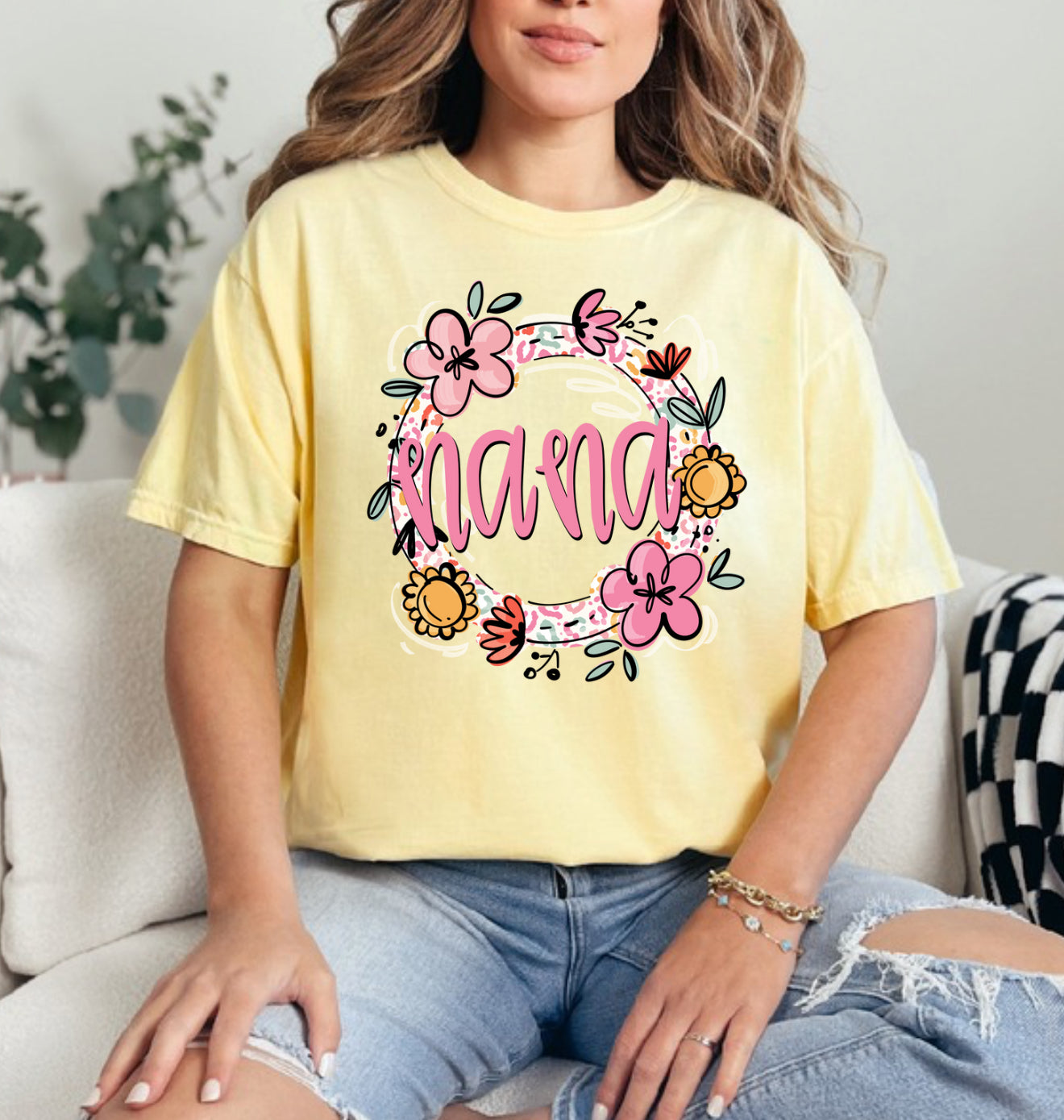 Flowers Custom Comfort Color
