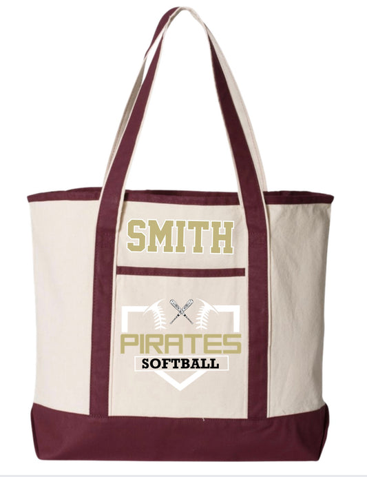 Byng Pirates Deluxe Tote Bag