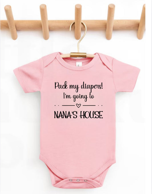I’m going to Nana’s house Onsie