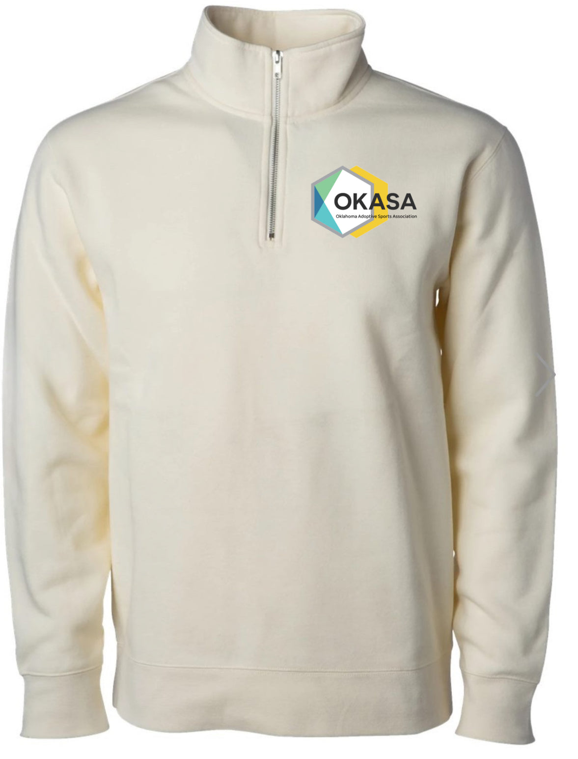 OKASA 1/4 Zip Gray or Bone