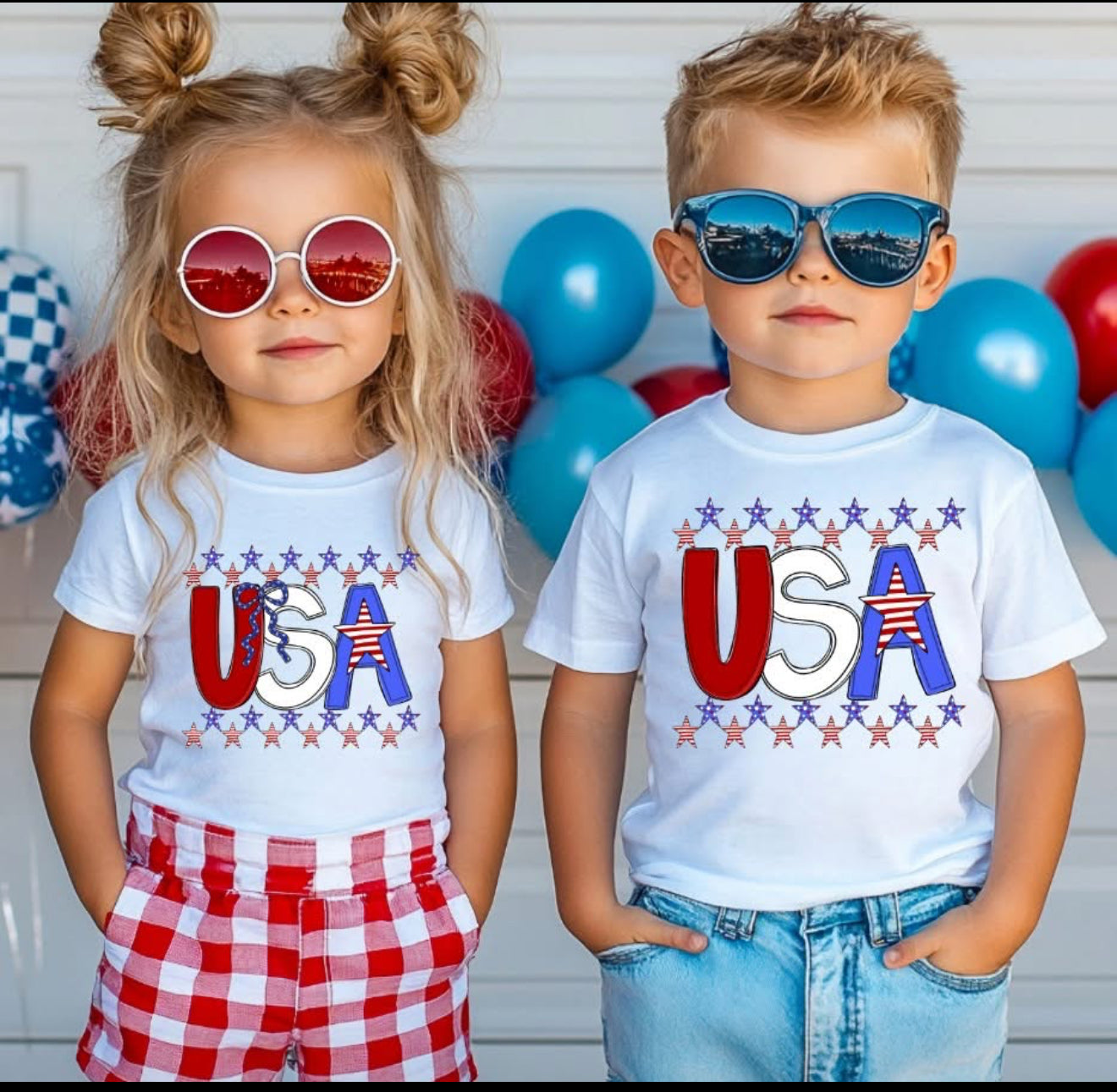 USA bows & stars