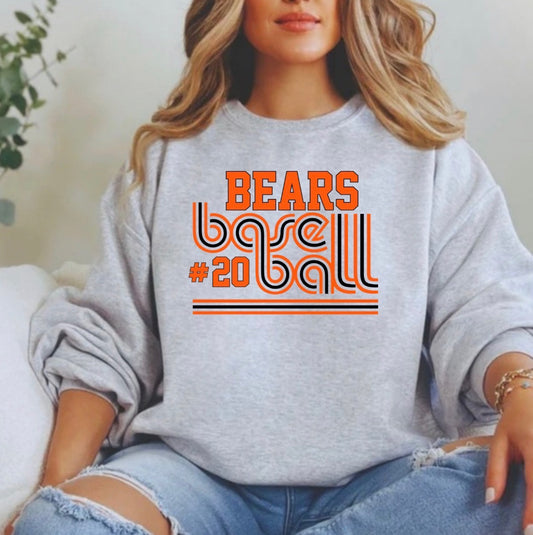 Bears Baseball Customized Player #