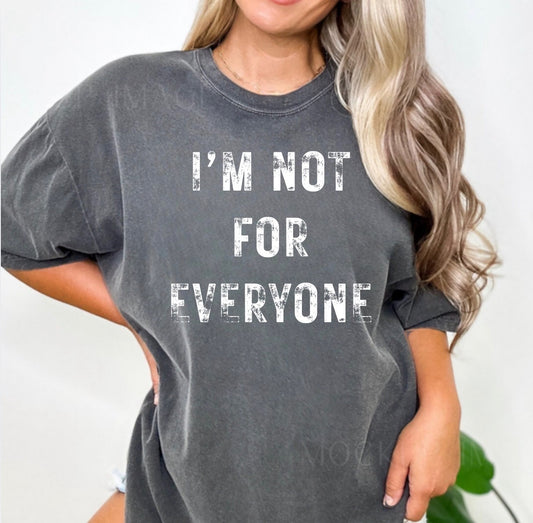 Not for everyone