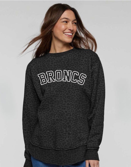 Broncs Black Leopard