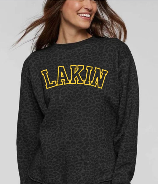 Lakin Black Leopard