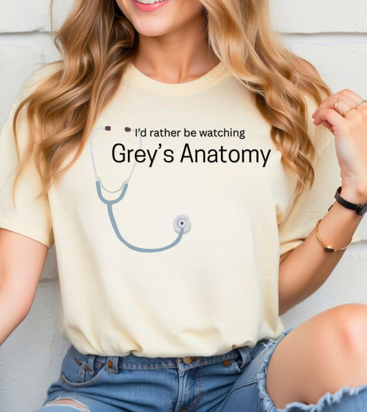I’d rather be watching Grey’s Anatomy