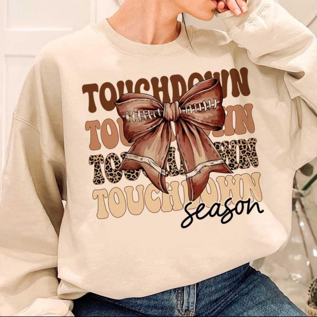 Touchdown Crewneck Bella Canvas or Gildan Softstyle