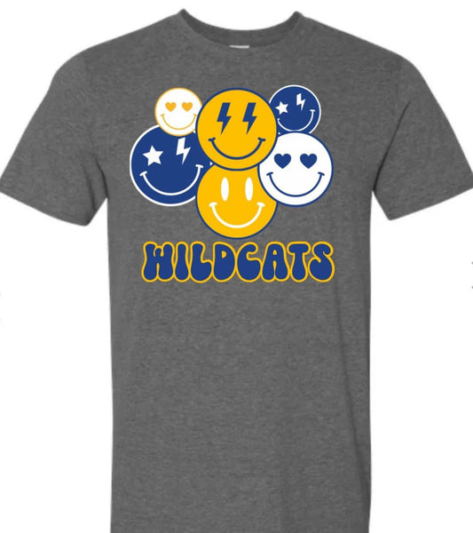 Wildcats Emojis Bella Canvas or Gildan Softstyle