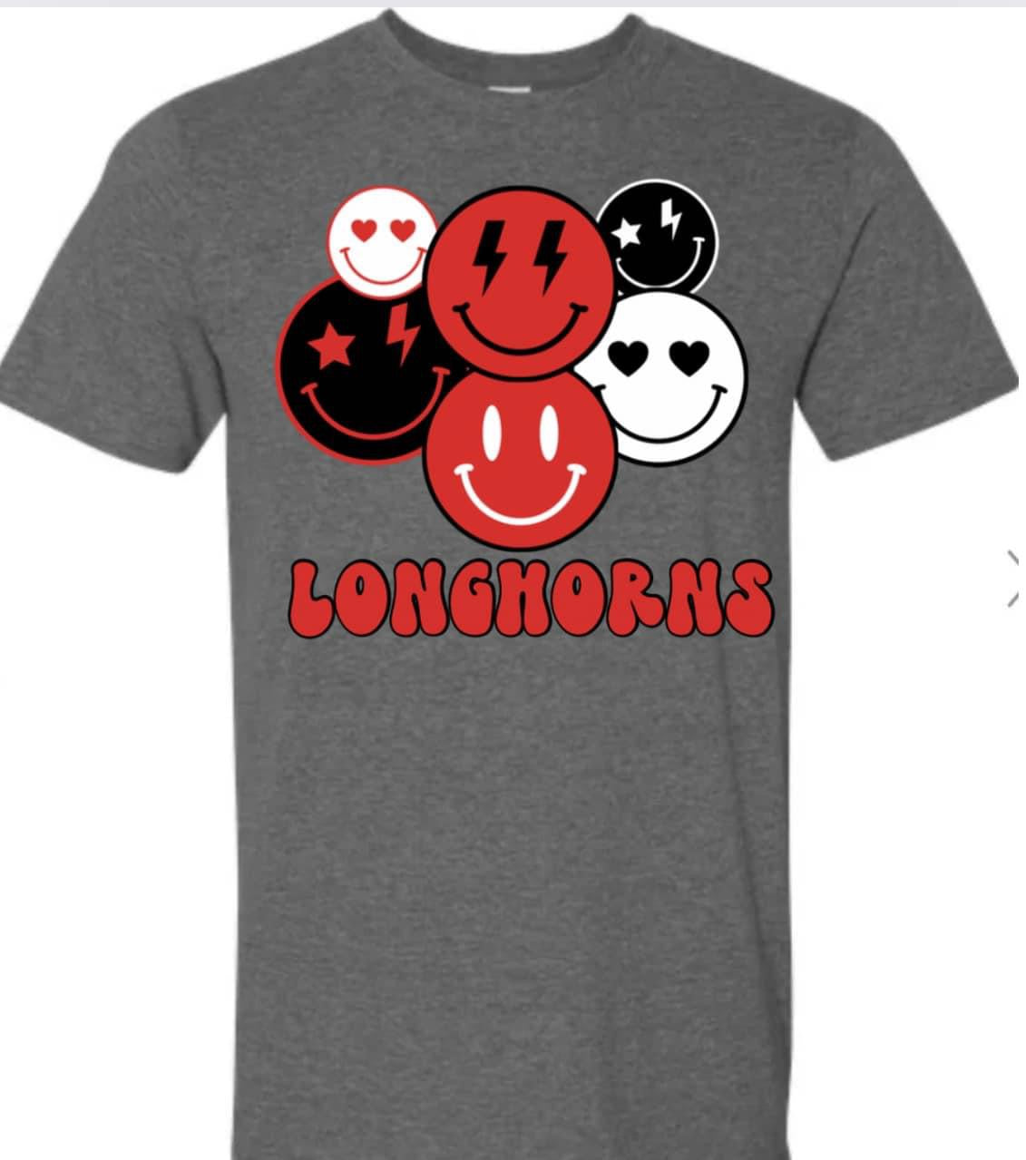 Longhorns Emojis Bella Canvas or Gildan Softstyle