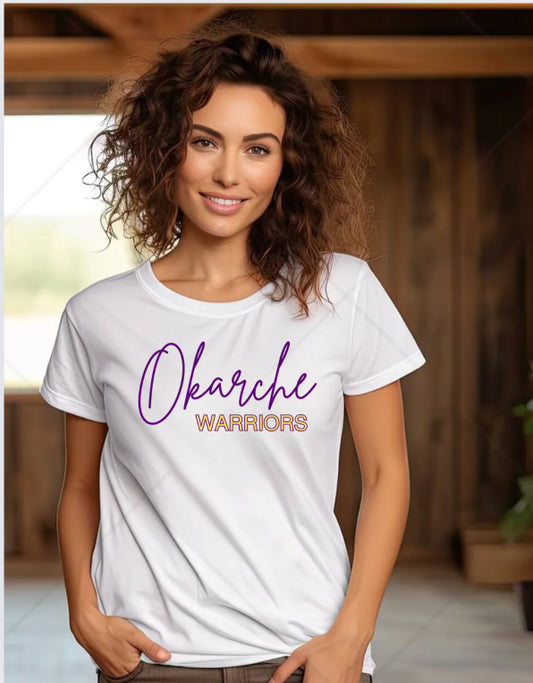 Okarche Cursive Comfort Color