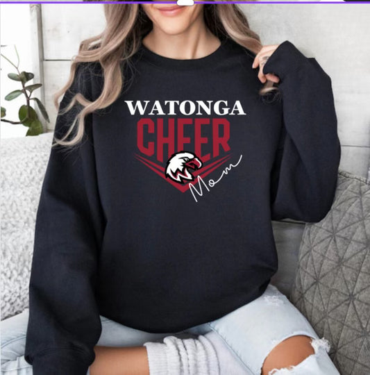 Watonga Cheer Sweatshirt Bella Oversized or Gildan Softstyle