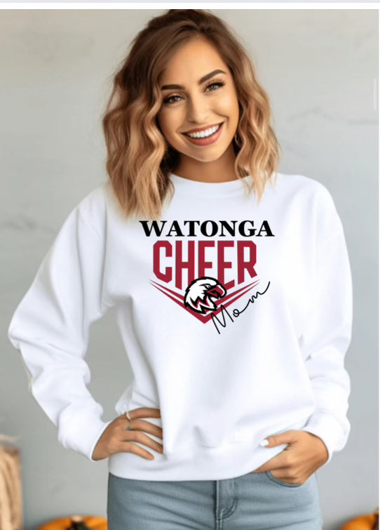 Watonga Cheer Sweatshirt Bella Oversized or Gildan Softstyle