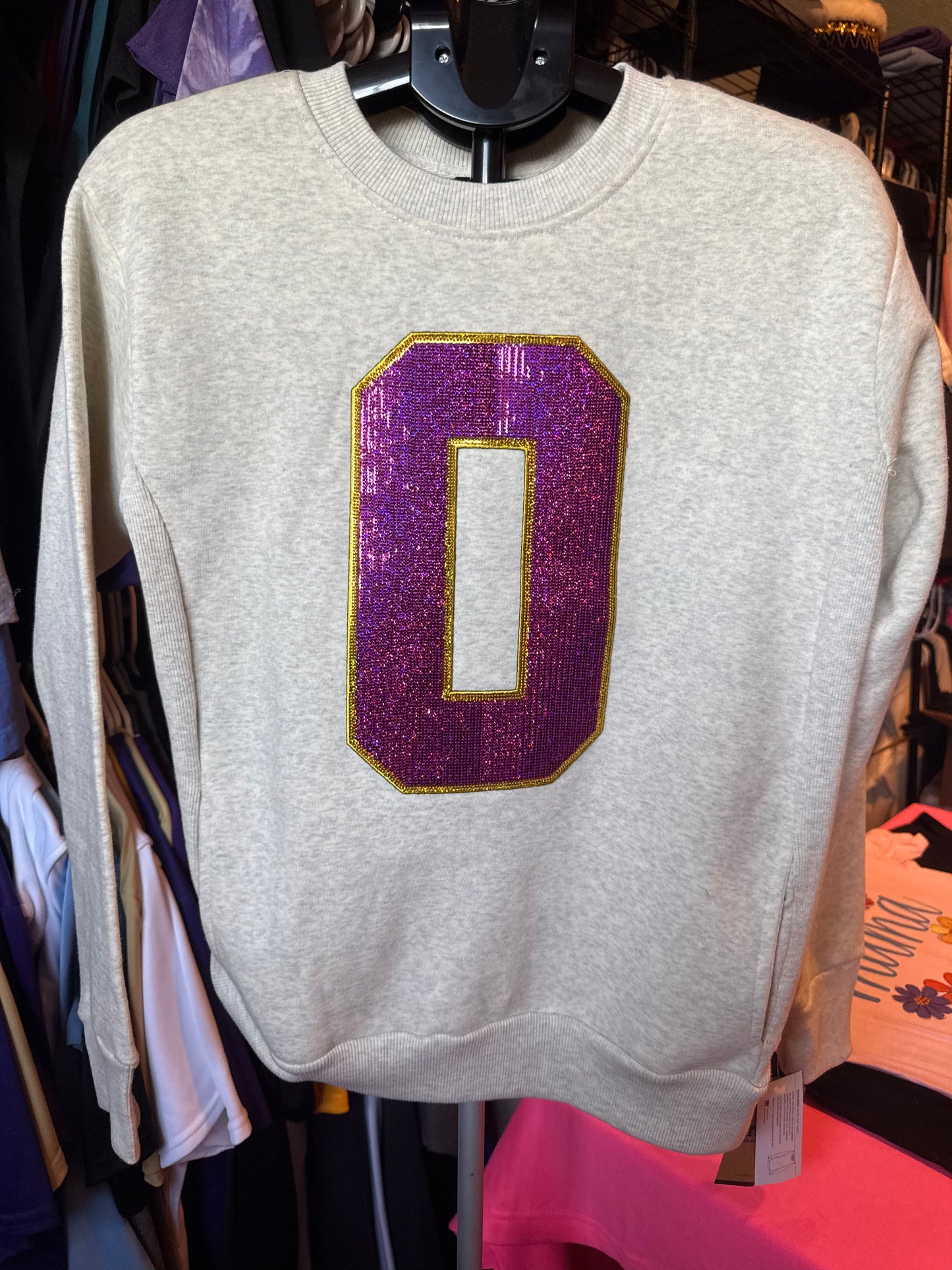 Okarche Patch Sequin Sweatshirt AM