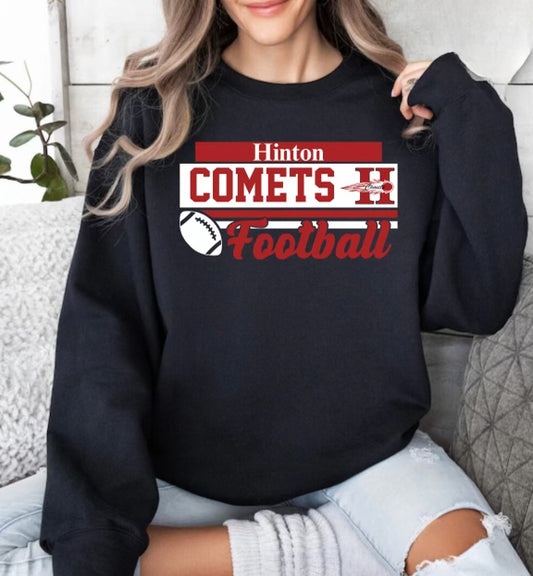 Comets Football Comfort Color Sweatshirt