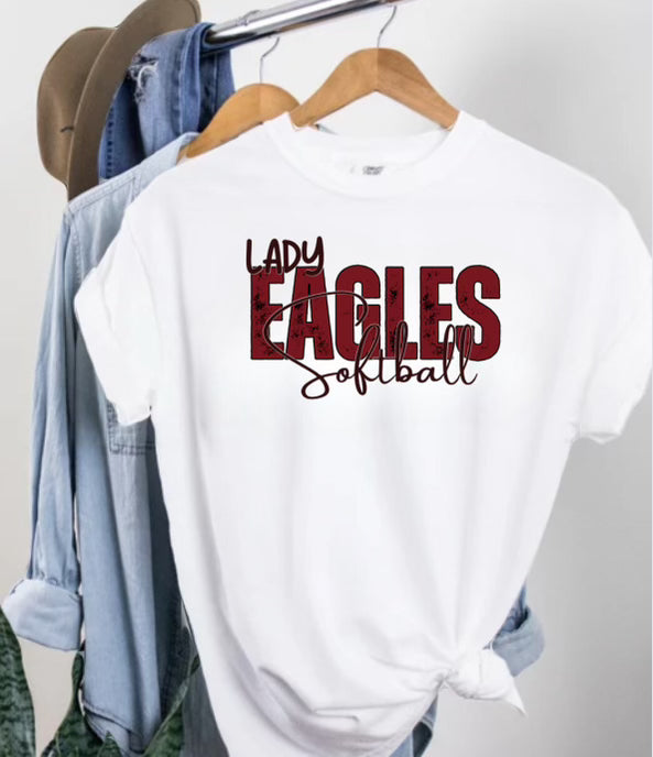 Lady Eagles Softball Bella Canvas or Gildan Softstyle