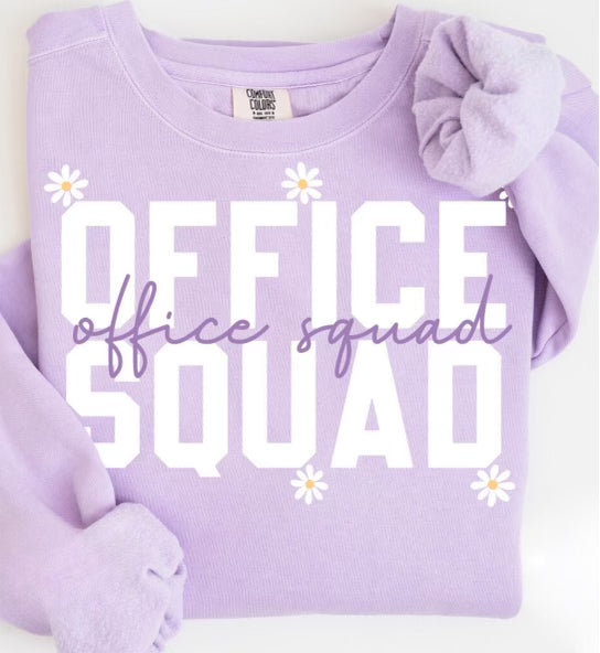 Office Squad Comfort Color Sweatshirt