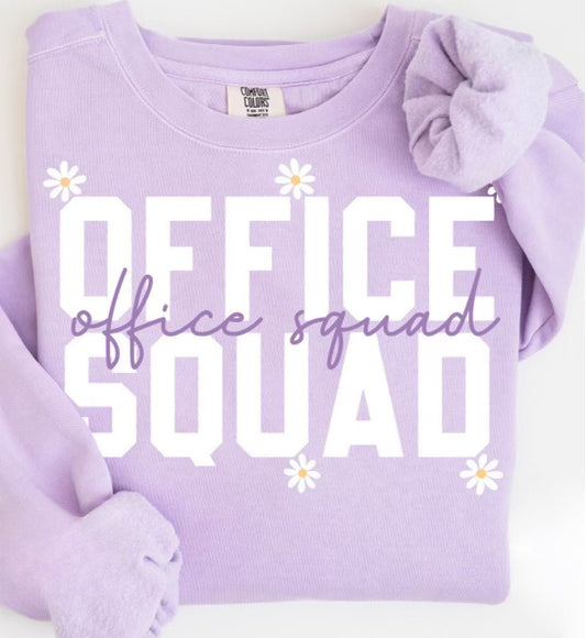 Office Squad Comfort Color Sweatshirt