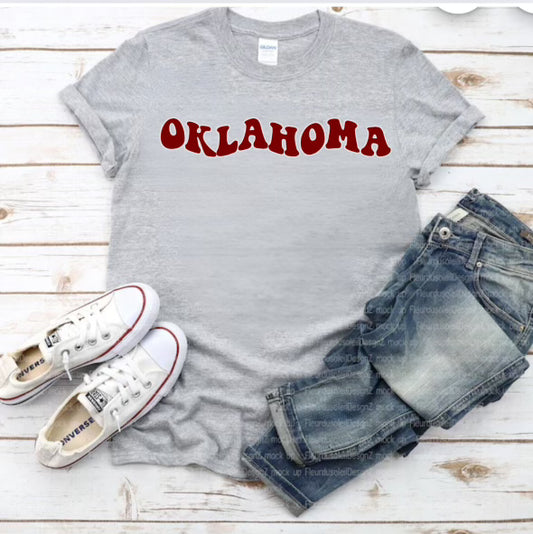 Oklahoma U Bella Canvas or Gildan Softstyle