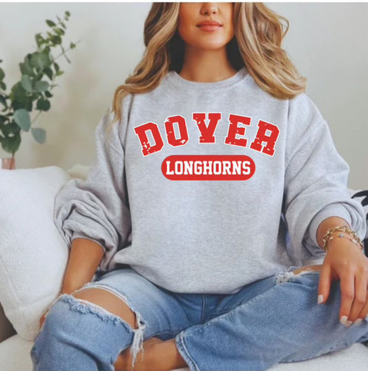 Dover Longhorns Bella Oversized Sweatshirt/Hoodie