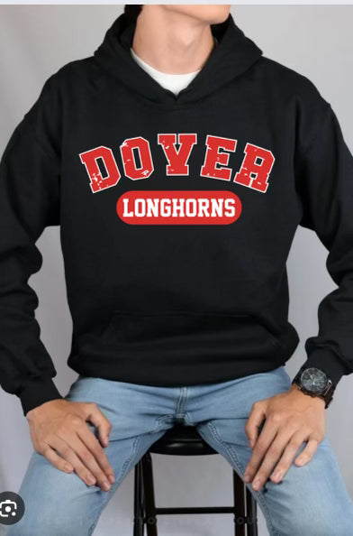 Dover Longhorns Gildan Sweatshirt/Hoodie