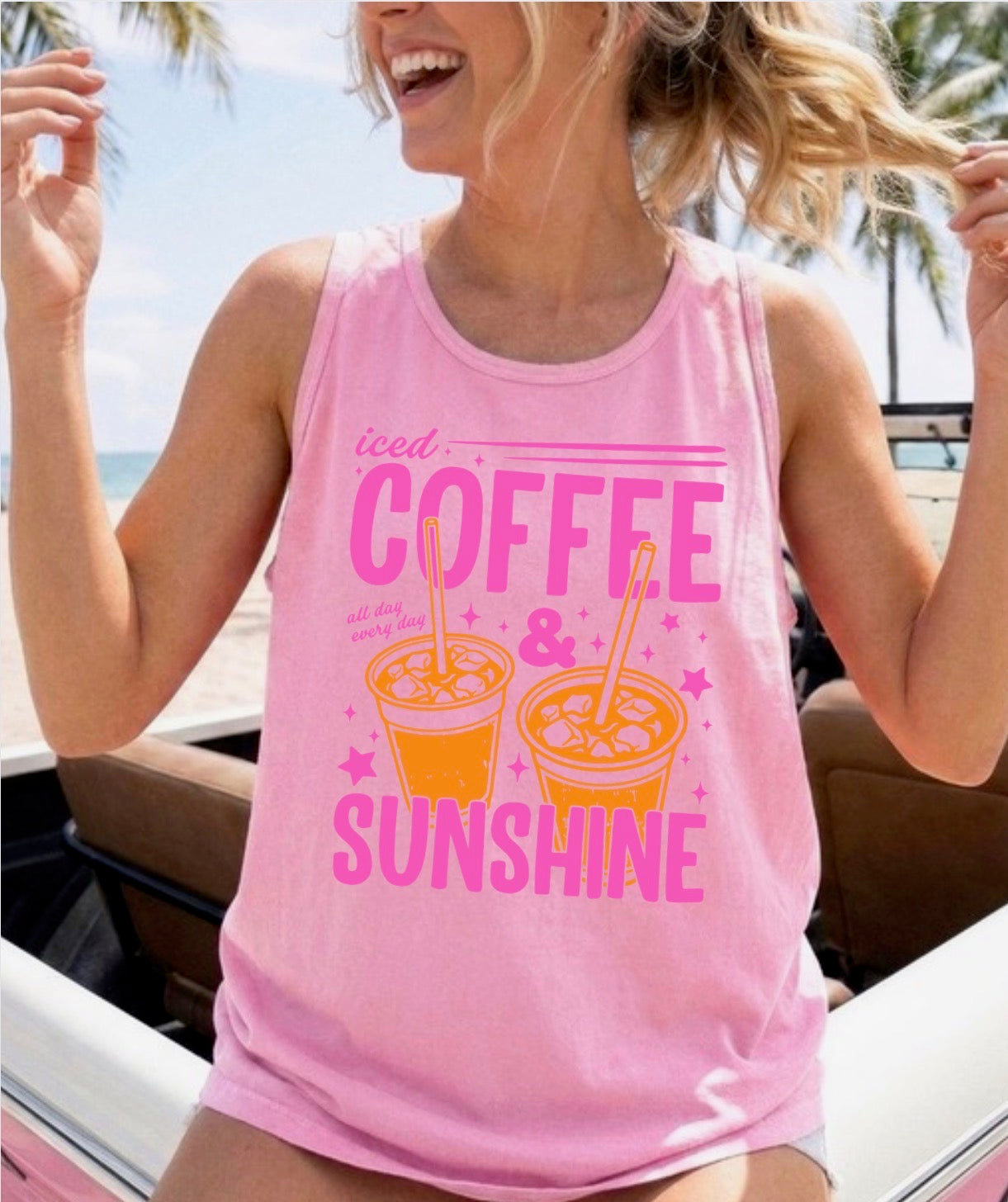 iced coffee & sunshine