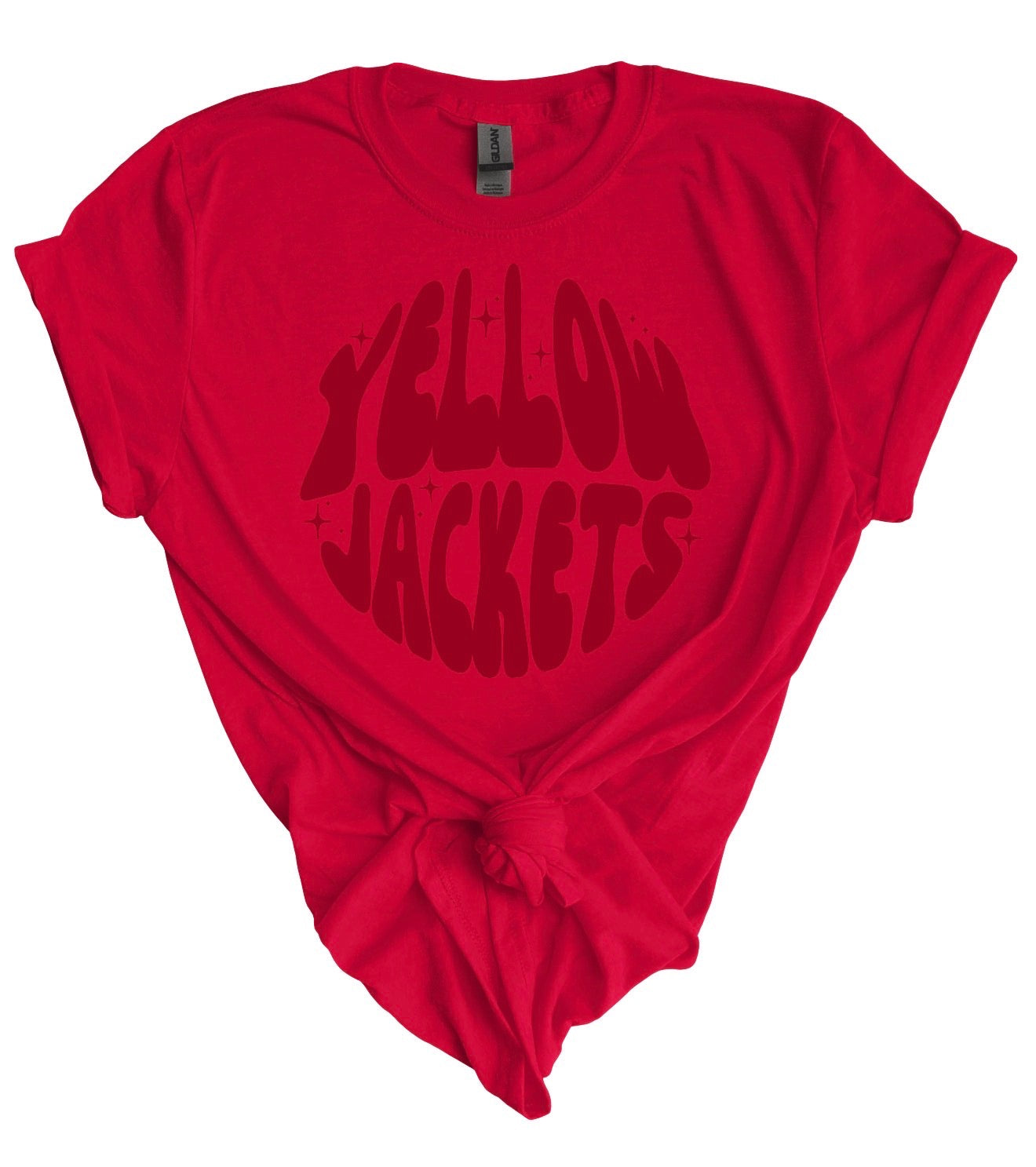Yellow Jackets Puff Print KUE 2
