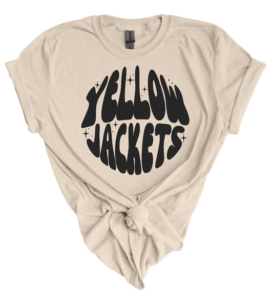 Yellow Jackets Puff Print KUE 1