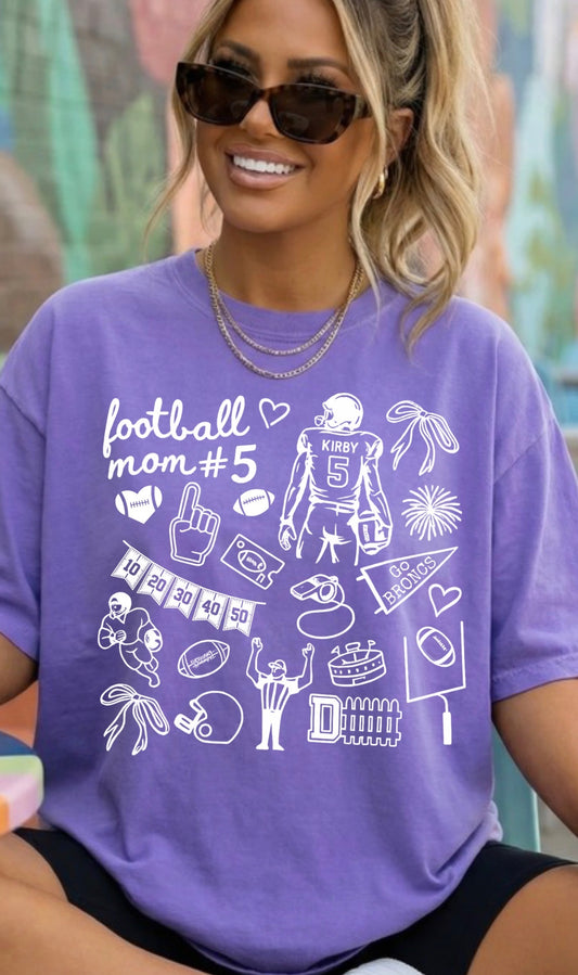 Personalized Football Mom