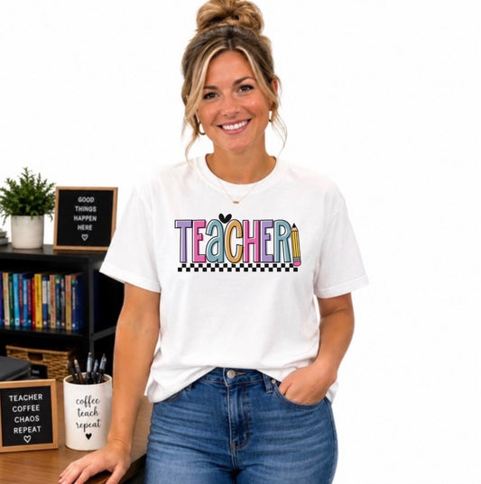 Teacher Checkered
