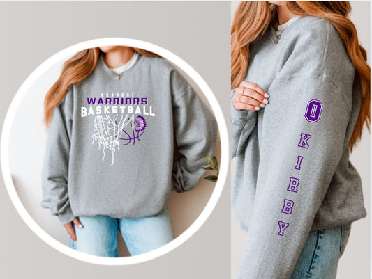 Okarche Basketball Personalized Sleeve