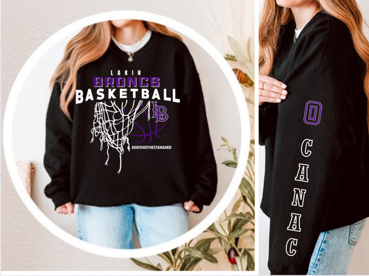 Lakin Basketball Personalized Sleeve
