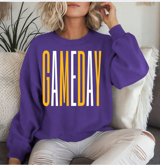 Game Day Purple & Gold