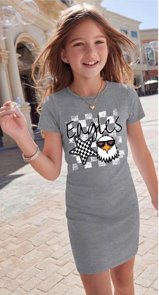 Eagles Checkered Girl
