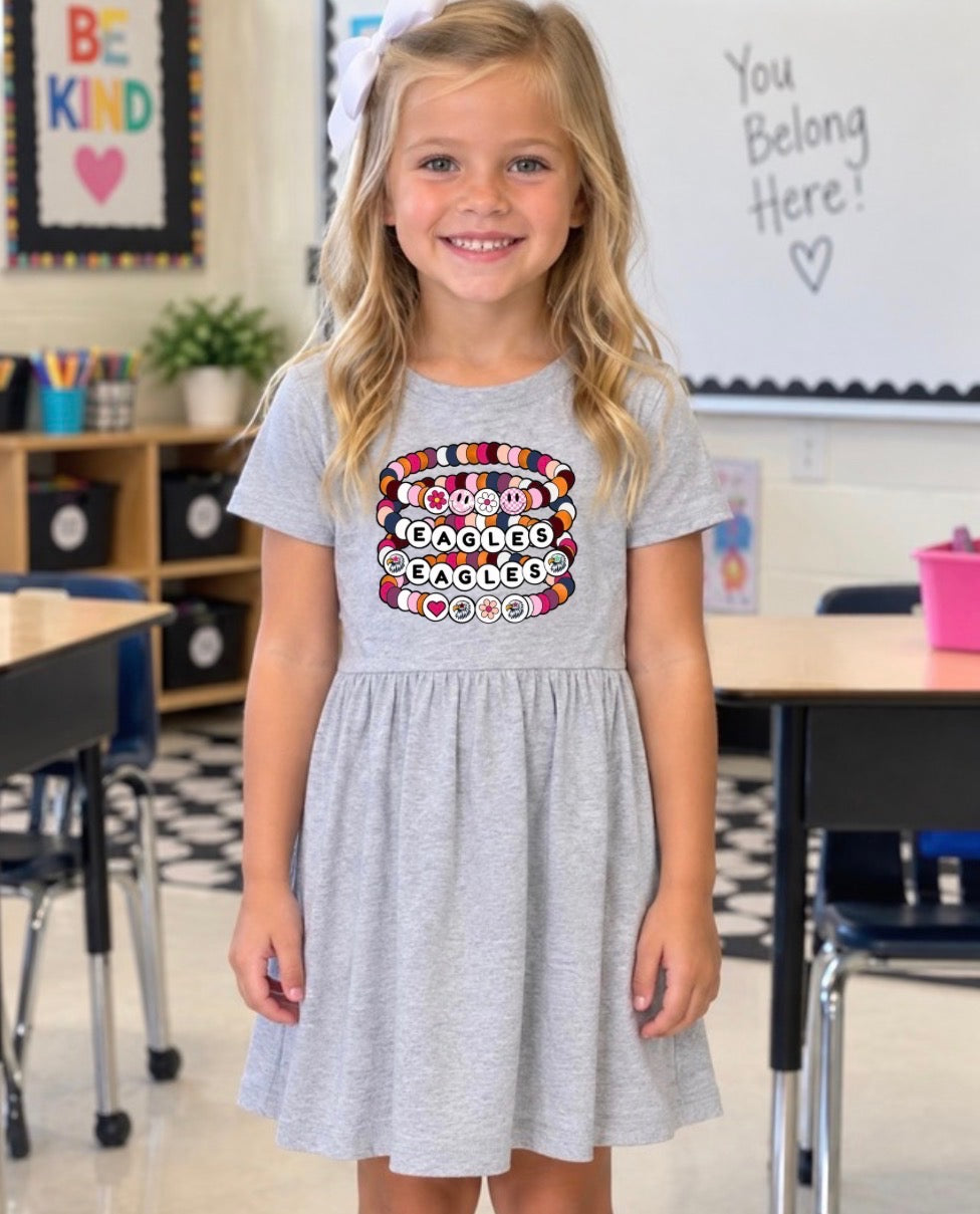 Eagles Friendship Bracelet Toddler Dress