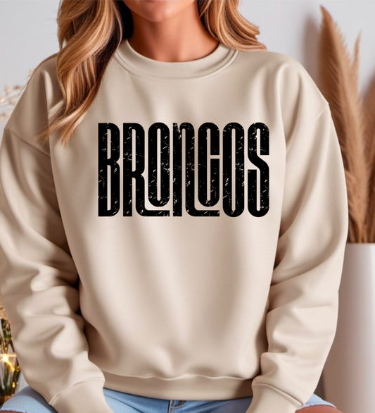 Broncos Grunge Font