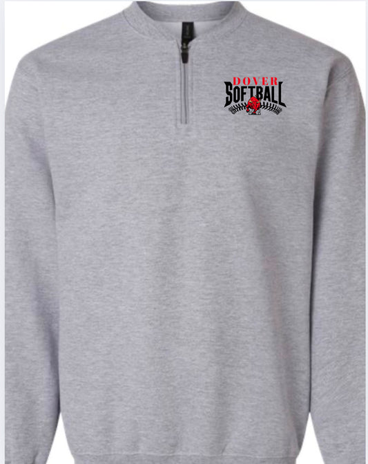 Dover Softball Gildan Soft 1/4 Zip