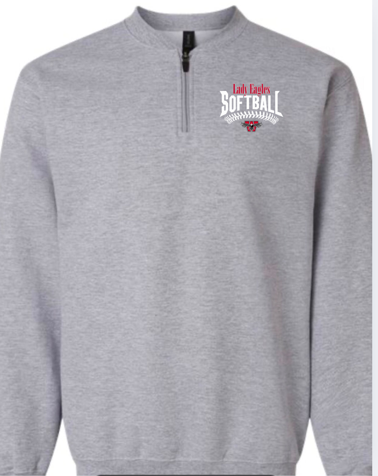 Lady Eagles Softball Gildan Soft 1/4 Zip