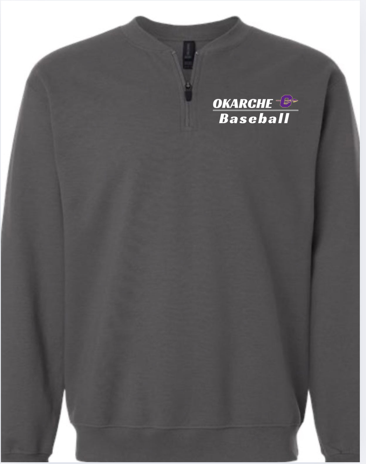 Okarche Baseball Gildan Soft 1/4 Zip