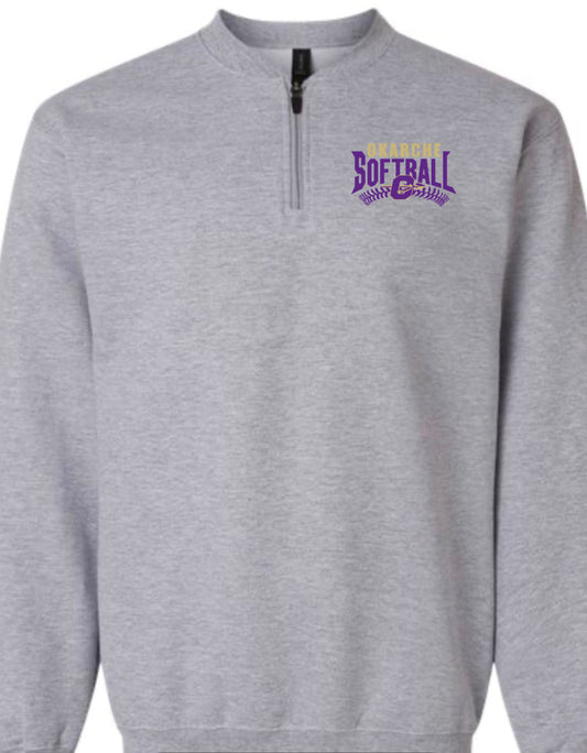 Okarche Softball Gildan Soft 1/4 Zip