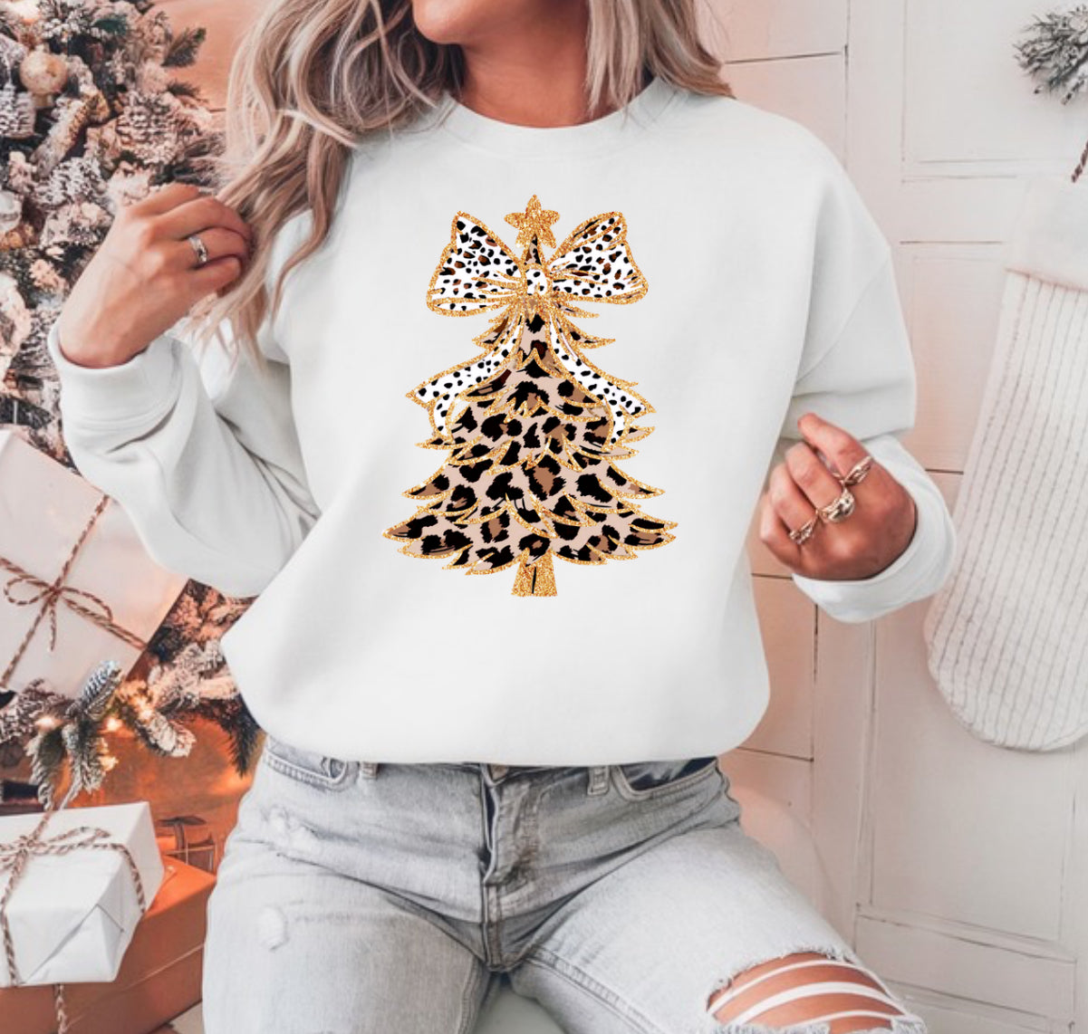 Christmas Leopard Tree