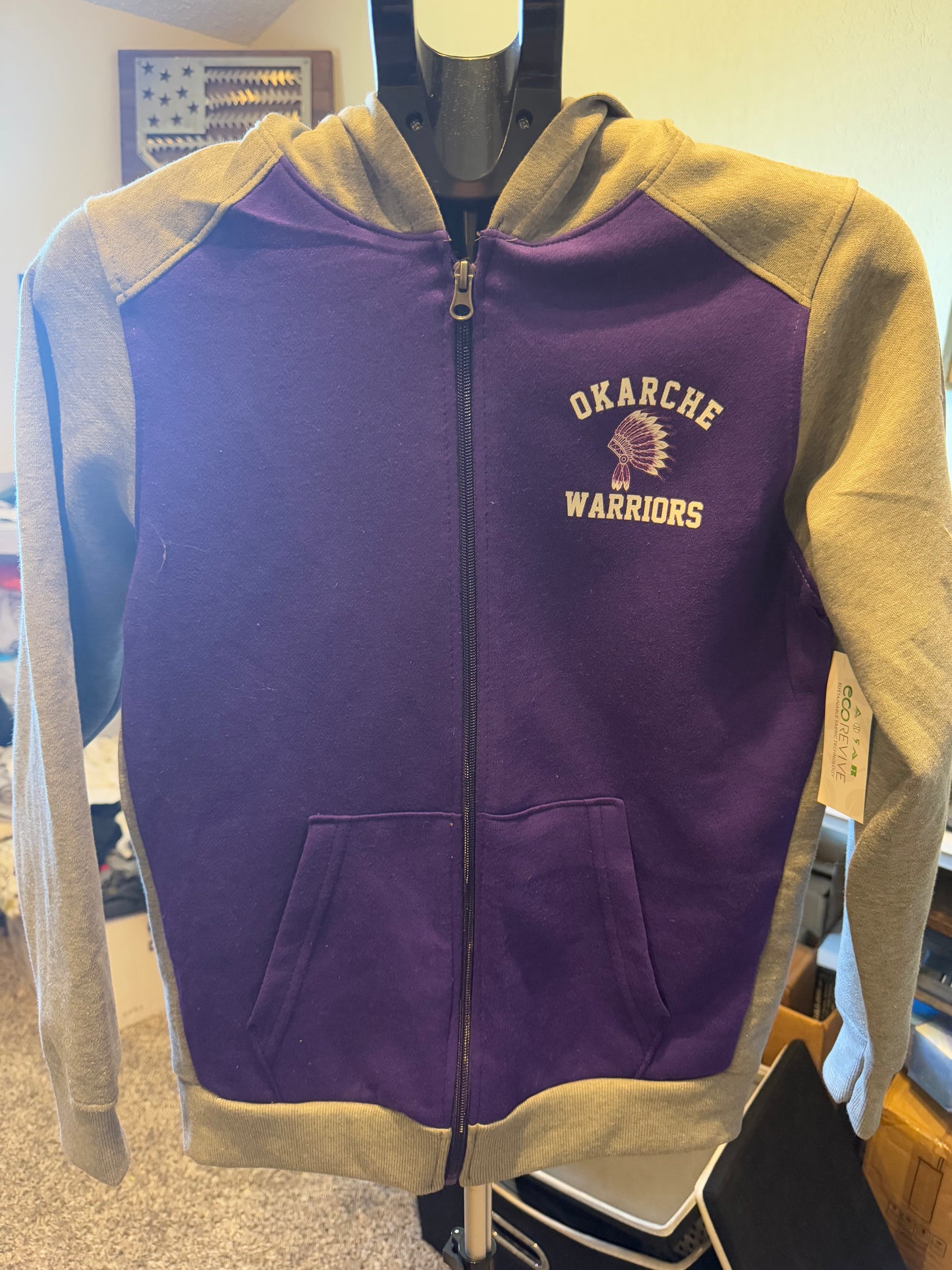 Okarche Warriors Augusta Full Zip Hoodie