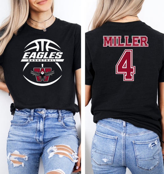 Weatherford Eagles Basketball Gildan SS