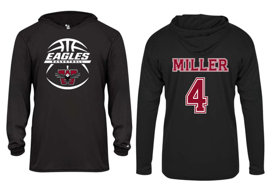 Weatherford Eagles Badger Hooded Dri-Fit