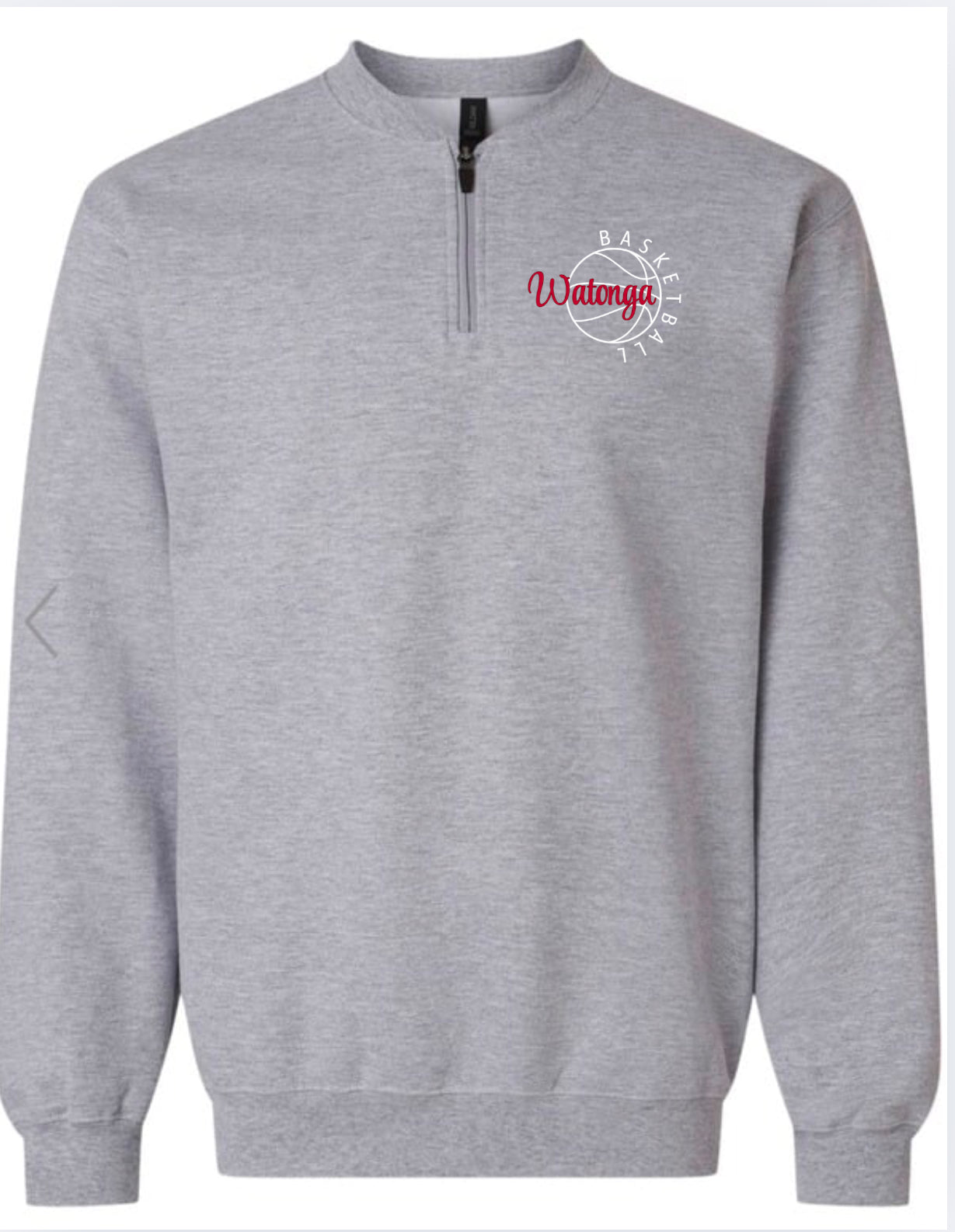 Watonga Basketball Gildan Collarless Sweatshirt