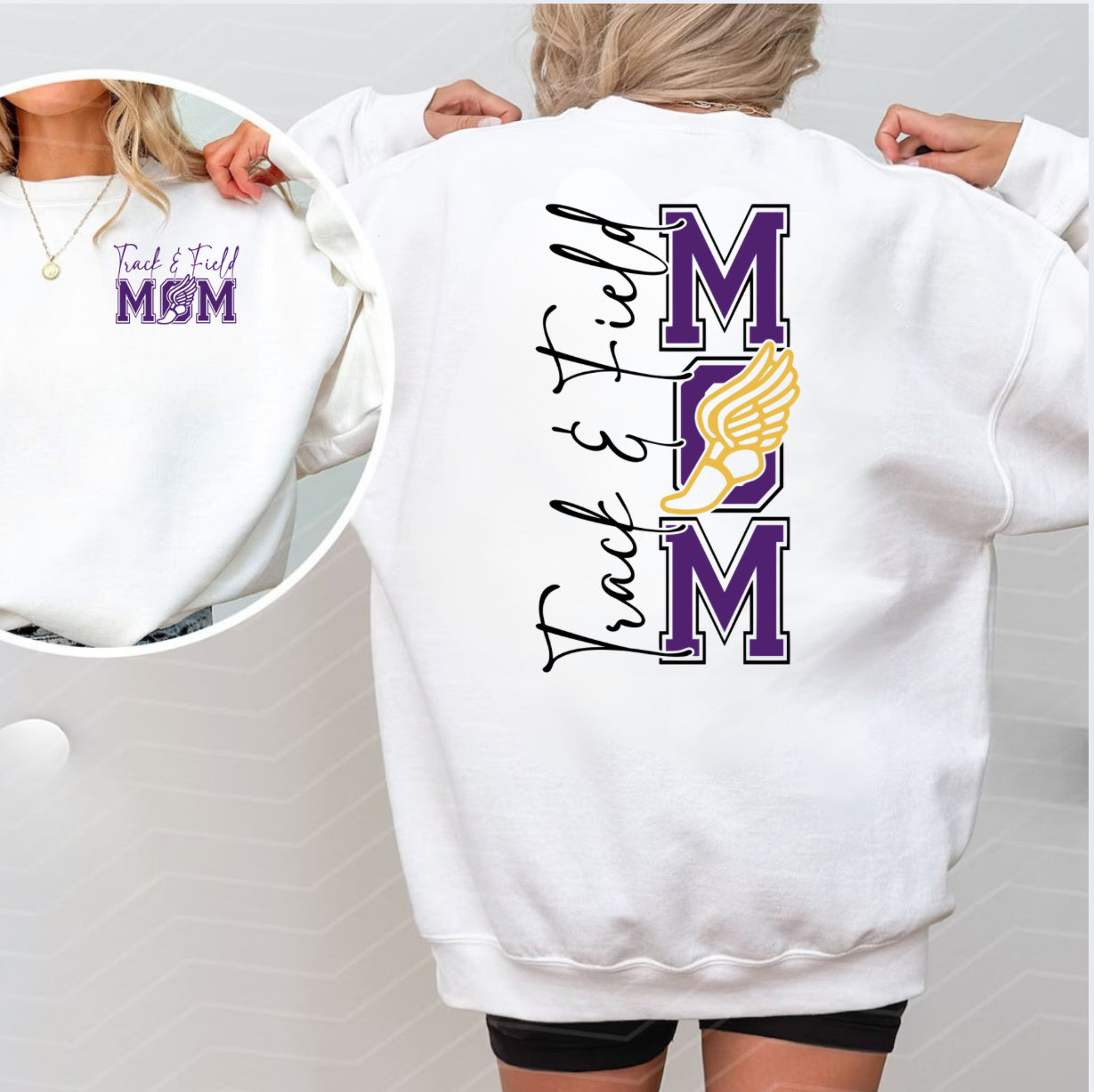 Track and Field Mom Personalized