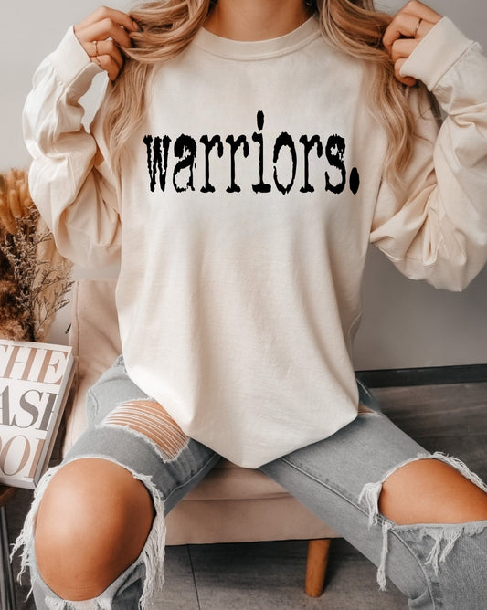 Warriors, period.
